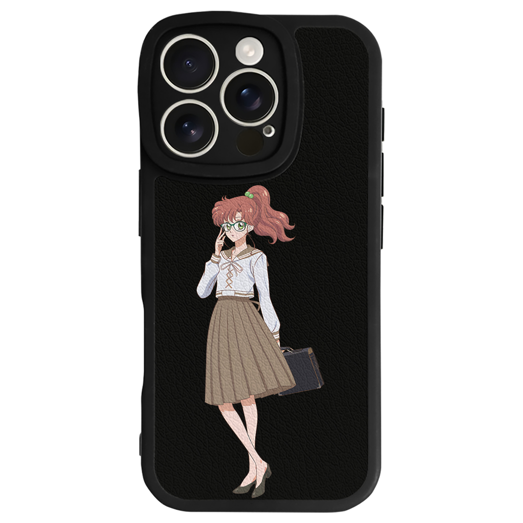 （画像用） 美少女戦士セーラームーン 木野 まこと きの まこと Sailor Moon Kino Makoto （セーラージュピター；Sailor Jupiter） 【iPhone 16シリーズ対応】シリコンスマホケース（レザー調） 材質：シリコン